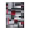 Flash Furniture Red 8' x 10' Modern Color Blocked Area Rug ACD-RGTRZ861-810-RD-GG - alternate 6